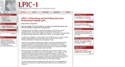 Desktop Screenshot of lpi-buch.de